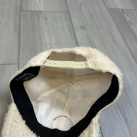 NWT Locale Outdoor “Take A Hike” Sherpa Baseball Hat Cap Cream Adjustable - Picture 8 of 8